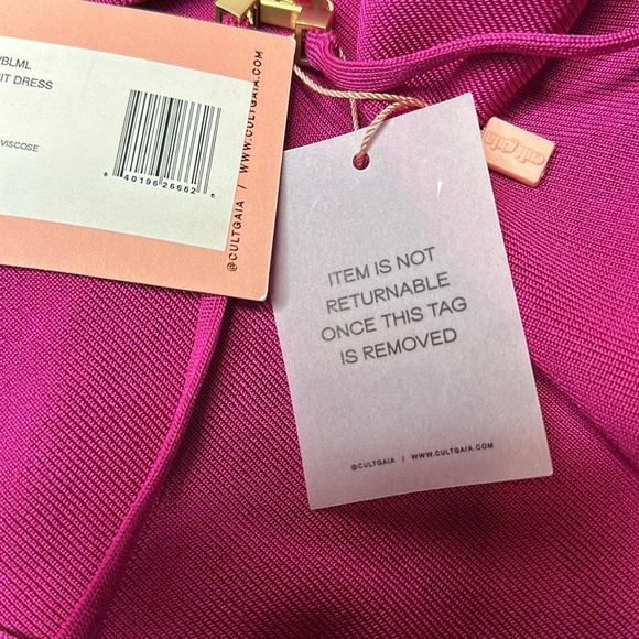 Cult Gaia Grace Knit Dress NWT Size L - Picture 8 of 10